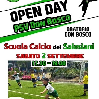 Calcio. Open day per la la PSV Don Bosco Vallecrosia