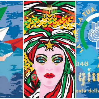 Sanremo: sui 'ledwall' un'opera di visual design dell'Ariston per la Festa della Repubblica