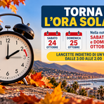 Stanotte torna in vigore l'ora solare: ecco come e quando spostare le lancette indietro di un'ora Stanotte torna in vigore l'ora solare: ecco come e quando spostare le lancette indietro di un'ora