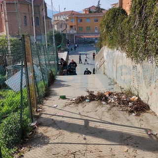 Imperia: operazione interforze al campo dei Giuseppini, contro lo spaccio di droga anche le telecamere in campo (Foto)