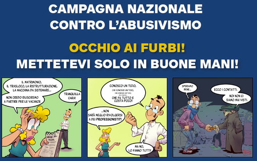 In Liguria quasi 25 mila artigiani minacciati da 80 mila abusivi: Confartigianato lancia la campagna “Occhio ai furbi! Mettetevi solo in buone mani” In Liguria quasi 25 mila artigiani minacciati da 80 mila abusivi: Confartigianato lancia la campagna “Occhio ai furbi! Mettetevi solo in buone mani”