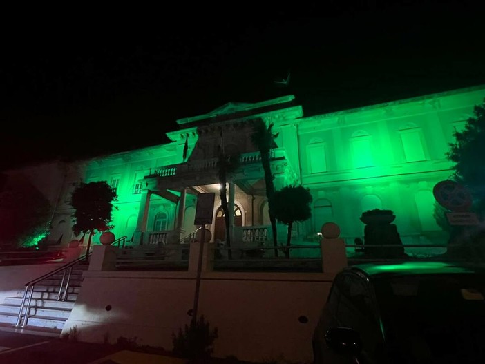Sanremo, l'ospedale si illumina di verde per la Giornata Nazionale SLA Sanremo, l'ospedale si illumina di verde per la Giornata Nazionale SLA