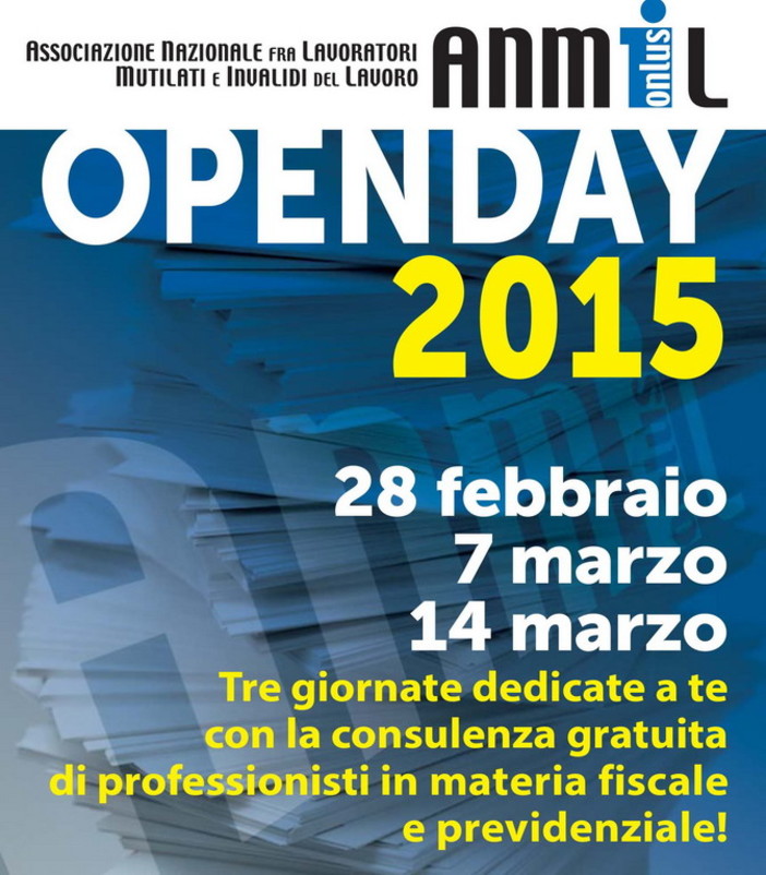 Imperia: tre 'Open day' dell’Anmil per sensibilizzare i cittadini su una petizione popolare Imperia: tre 'Open day' dell’Anmil per sensibilizzare i cittadini su una petizione popolare