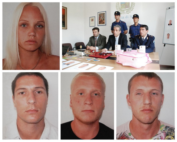 I 4 arrestati e la presentazione dell'operazione I 4 arrestati e la presentazione dell'operazione