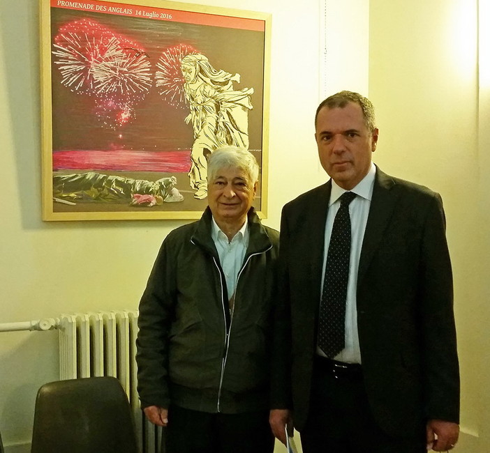 Resterà al Consolato di Nizza in memoria delle vittime l'opera del pittore italiano Carlo Carli