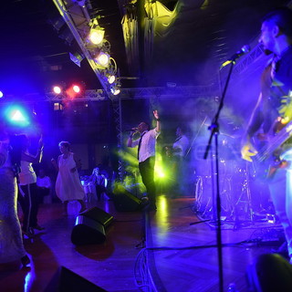 Sanremo: gli OxxxA &amp; Walter Maffei al Roof Garden del Casinò. Le foto di Tonino Bonomo