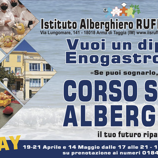 Arma di Taggia: diploma in enogastronomia, ultimo Open Day dell'Alberghiero sui corsi serali