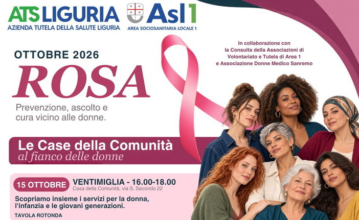 Ottobre Rosa, ATSL Area 1 scende in campo: incontri, screening e informazione per la salute delle donne Ottobre Rosa, ATSL Area 1 scende in campo: incontri, screening e informazione per la salute delle donne