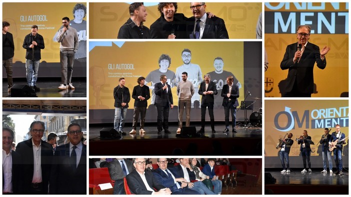 Orientamenti 2023 parte da Sanremo con gli 'Autogol' e 400 studenti: Toti, Biancheri e Marco Scajola insieme ai giovani (Foto e Video) Orientamenti 2023 parte da Sanremo con gli 'Autogol' e 400 studenti: Toti, Biancheri e Marco Scajola insieme ai giovani (Foto e Video)