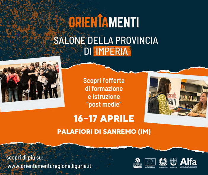 Torna il salone orientamenti nella provincia di Imperia: al Palafiori di Sanremo Torna il salone orientamenti nella provincia di Imperia: al Palafiori di Sanremo