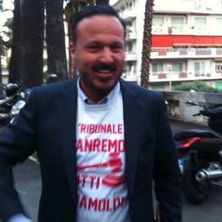 Sanremo: approda in consiglio comunale la protesta contro l'accorpamento del tribunale, nuovo striscione a palazzo Bellevue