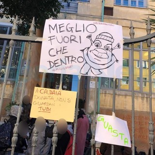 Imperia: aule ancora fredde al Liceo Artistico, i ragazzi disertano le lezioni per il secondo giorno (Foto)