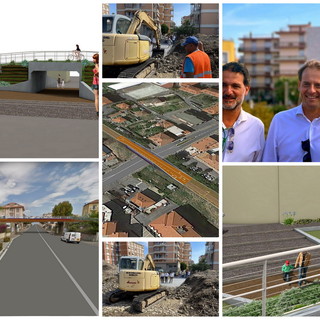 San Bartolomeo al Mare: operativi i cantieri del nuovo ponte e del nuovo sottopasso, oggi la visita (Foto)