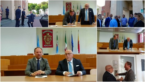 Nuovo punto di accoglienza diffusa a Ventimiglia, firmato protocollo d'intesa tra il prefetto Romeo e il sindaco Di Muro (Foto e video)