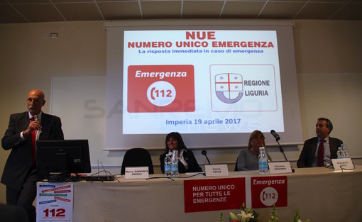 La presentazione del 112 lo scorso 19 aprile all'Asl di Bussana La presentazione del 112 lo scorso 19 aprile all'Asl di Bussana
