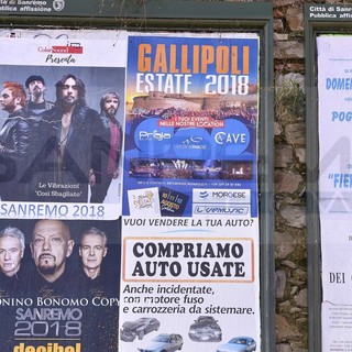 Sanremo: Gallipoli promuove la propria località turistica, manifesti affissi nella città dei fiori (Foto) Sanremo: Gallipoli promuove la propria località turistica, manifesti affissi nella città dei fiori (Foto)