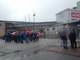 Fossano: alla Agnesi stamane la protesta dei lavoratori contro gli esuberi, c'è anche un imperiese (Foto e Video)