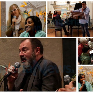 Cervo: Oratorio di Santa Caterina 'sold out' ieri sera per la presentazione del libro di Carlo Lucarelli (Foto e Video)