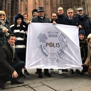 Una delegazione di 'Polis' in visita alla sede del Parlamento europeo di Strasburgo