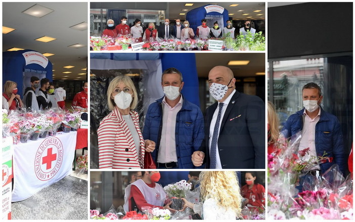 Quando Croce Rossa Italiana chiama i sanremesi rispondono, successo per l’iniziativa ‘Banchetto Fiorito’ (foto)