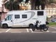 Sanremo: dopo tanto tempo ecco un altro camper parcheggiato sul lungomare Calvino (Foto)