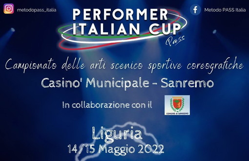 Sanremo: sabato e domenica prossimi al Casinò la fase regione della 'Performer Italian Cup'