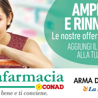 Arma di Taggia: domani al centro commerciale 'La Riviera Shopville' apre la 'Parafarmacia Conad'