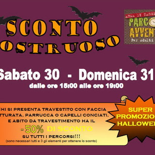 Arma di Taggia: sconti 'mostruosi' al Parco Avventura per Halloween