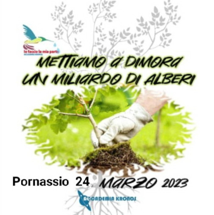 Pornassio: sabato prossimo al vice con l'arrivo della primavera alla rassegna 'Piantiamo un miliardo di alberi' Pornassio: sabato prossimo al vice con l'arrivo della primavera alla rassegna 'Piantiamo un miliardo di alberi'