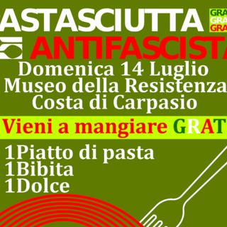 A Montalto Carpasio è tutto pronto per la 3a edizione della 'Pastasciutta Antifascista'