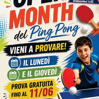 Ping Pong per Tutti – Open Day al GSTT Bordighera. Ping Pong per Tutti – Open Day al GSTT Bordighera.