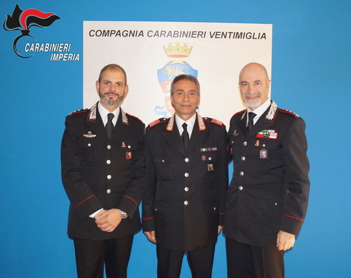 In pensione il comandante della stazione Carabinieri di Ventimiglia Nicola Catanese, al suo posto il Maresciallo Fabrizio Panone