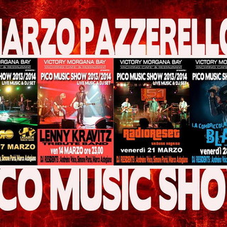 Sanremo: questa sera dopo il Festival riprende il 'Pico Music Show' al Victory Morgana Bay