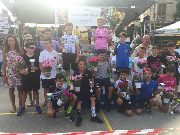 Ciclismo: ottimi risultati domenica scorsa ad Ortovero per gli atleti della Ciclistica ArmaTaggia