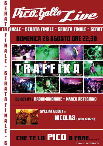 Sanremo: da domani a domenica tre grandi serate 'live' al Pico de Gallo