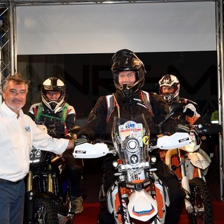 Sanremo: ieri sera da piazzale Dapporto e dal Casinò la partenza della ‘Hardalpitour Hat Sanremo-Sestriere’ (Foto)