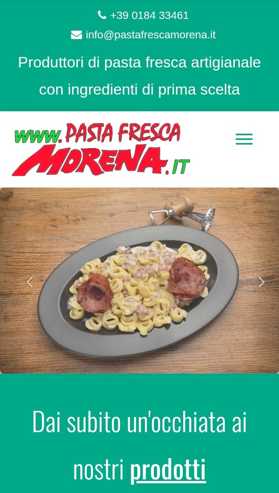 Pasta Fresca Morena ha rinnovato la propria veste grafica con un nuovo sito internet ricco di tante novità Pasta Fresca Morena ha rinnovato la propria veste grafica con un nuovo sito internet ricco di tante novità