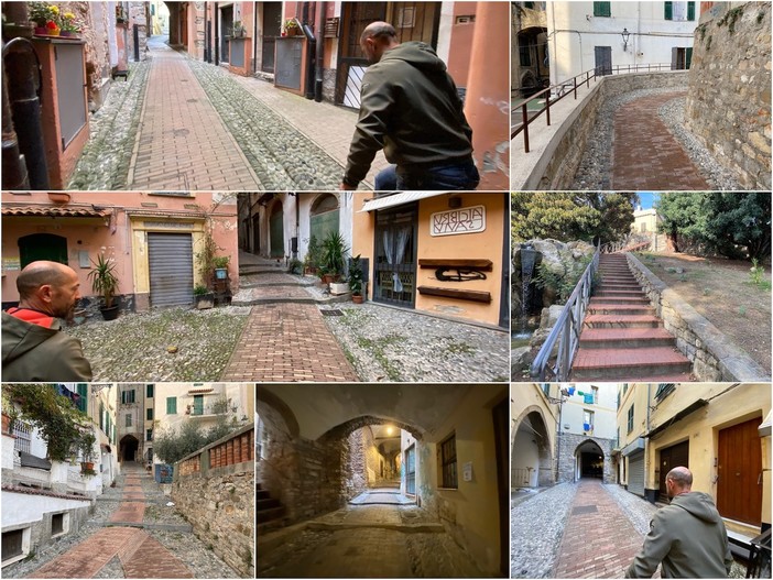 Le immagini dal tracciato della Urban Downhill Le immagini dal tracciato della Urban Downhill