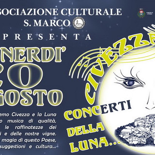 Civezza: venerdì prossimo la 20esima edizione del 'Plenilunio d'Agosto'