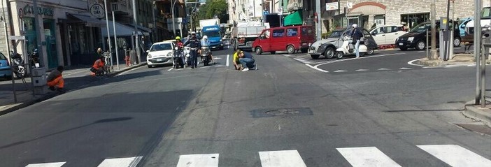 Sanremo: questa mattina in zona San Martino prove tecniche di 'rotonda', in arrivo nuova viabilità?