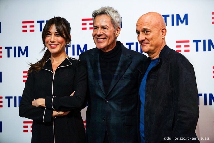 Virginia Raffaele, Claudio Baglioni e Claudio Bisio Virginia Raffaele, Claudio Baglioni e Claudio Bisio