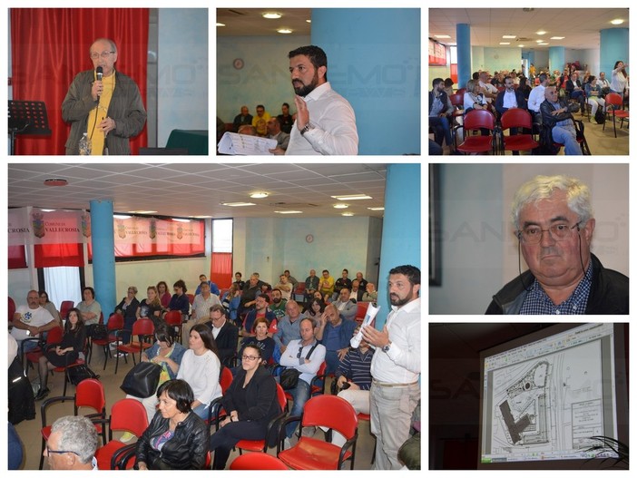 Vallecrosia: scuole di via San Rocco ed ex area Tonet, scintille durante l'incontro pubblico organizzato dall'Amministrazione nella Sala Polivalente (Foto e Video)