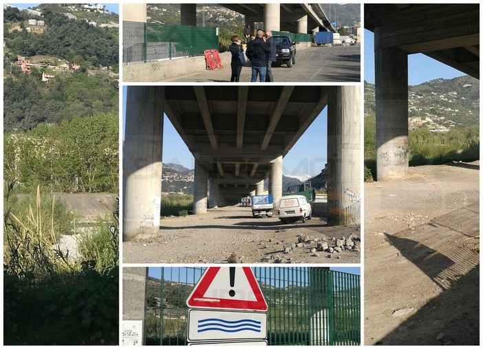 Ventimiglia: pulizia sul greto del Roya... il giorno dopo, zona completamente sgomberata (Foto e Video)