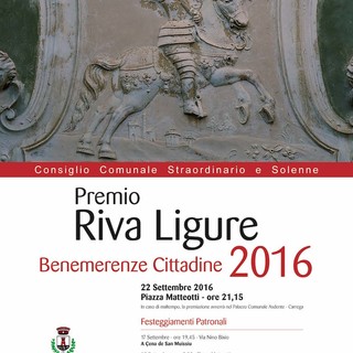 Riva Ligure: il 22 settembre consiglio comunale in piazza, cerimonia per la cittadinanza onoraria al bimbo inventore di 'petoloso'