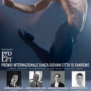 Sanremo: il 13 Maggio al teatro Ariston 17° Premio Internazionale Danza Giovani