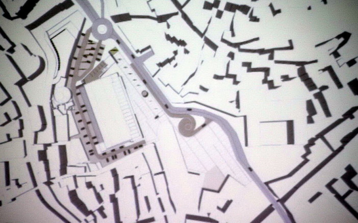 Il posteggio interrato viene mostrato anche nei progetti