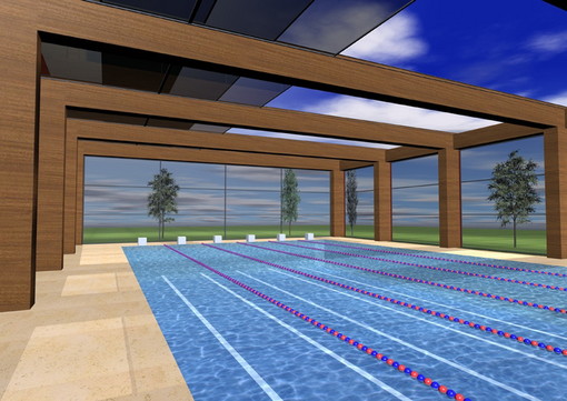 Taggia: troppi gabbiani nell'area di cantiere, la futura piscina comunale dovrà avere un tetto chiuso