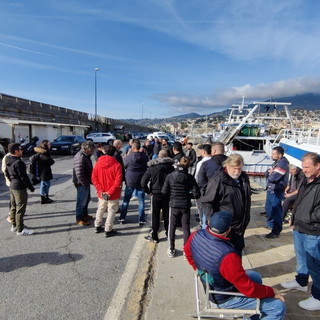 Sanremo: manifestazione dei pescatori in porto, Rolando "Ne ho parlato con il Senatore Berrino"