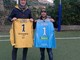Calcio &amp; Solidarietà. FOTONOTIZIA: Cuore di Martina, donate le maglie da Enrico Pionetti di Lloris e Ochoa
