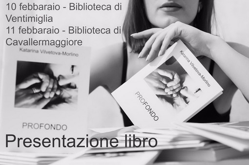Ventimiglia: venerdì prossimo alla Biblioteca Civica la presentazione del libro di Katarina Vilvetova-Morlino Ventimiglia: venerdì prossimo alla Biblioteca Civica la presentazione del libro di Katarina Vilvetova-Morlino